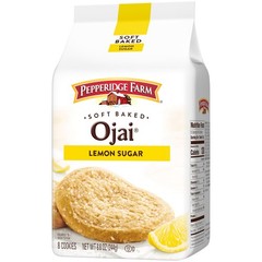 Pepperidge Farm Soft Baked Ojai Lemon Sugar 8.6 Oz (Pack of 1), yellow