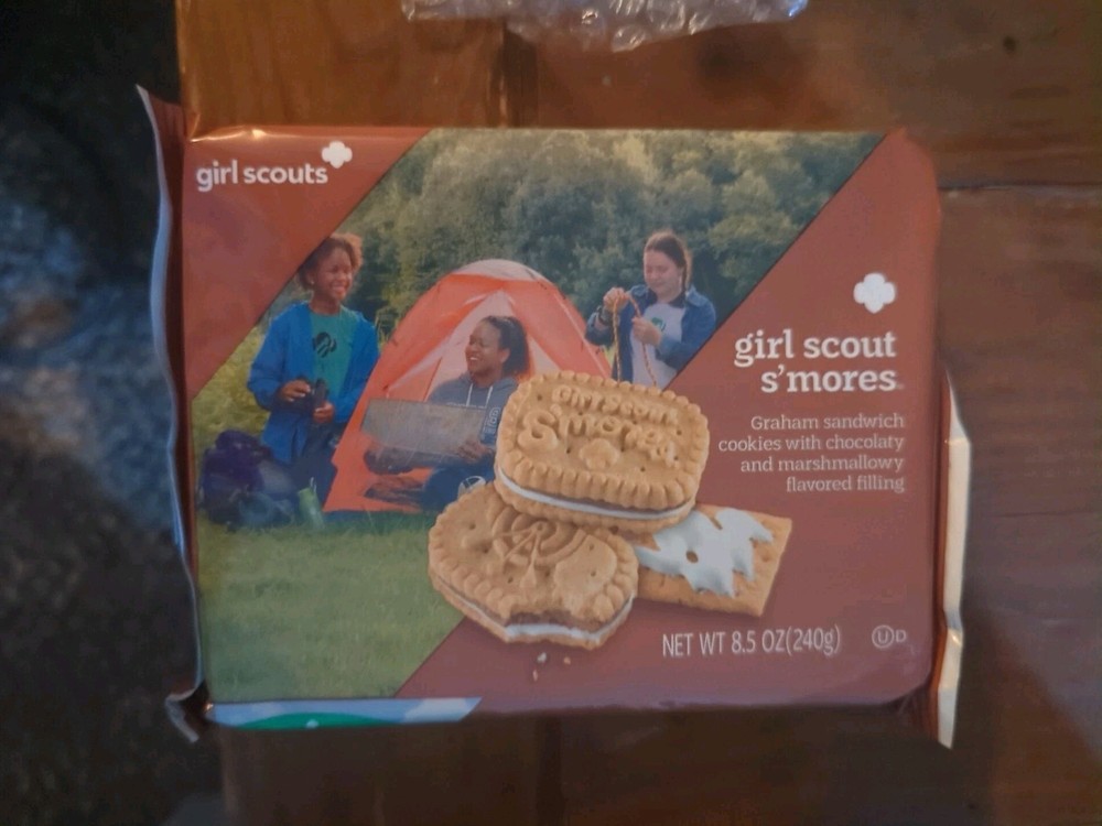 NIB Girl Scout Cookies – Discontinued Flavor S’mores “Best By” Sept 2025 RETIRED