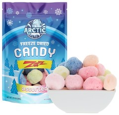 Arctic Farms Freeze Dried Candy Zotz Fizz Candies (1.75oz, Assorted) 1.75oz
