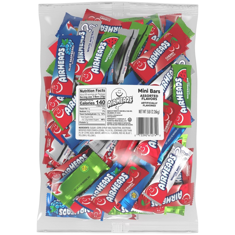 Assorted Blue White Sugar Candy 5 Pound Pack Grocery Item Perfetti Van Melle
