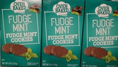 Oven Baked Fudge Mint Cookies (Lot of 3 boxes, 9 oz. each) March 2026 expiry