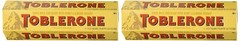 Toblerone Swiss milk chocolate with honey and Almond Nougat – 2 packs of 6 bars