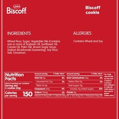 Lotus Biscoff, Caramelized Biscuit Cookies, non GMO + Vegan – 8.8 Oz (Pack of