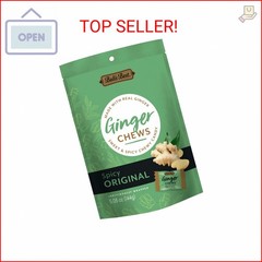 Bali’s Best Ginger Chews, Spicy Original Flavor, 5.08 Oz, Individually Wrapped S