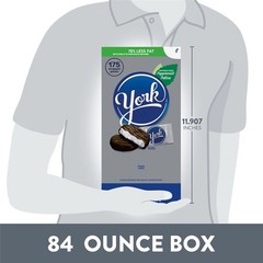 YORK Dark Chocolate Peppermint Patties, Candy 5.25 Pound (Pack of 1), Silver