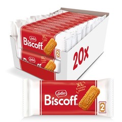 Biscoff Caramelized Biscuit Snack, Vegan, 20 Sleeves, 0.9 oz, Dispenser Box