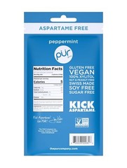 Pur Peppermint Sugar Free Chewing Gum 55 Count Pack Of 3 Vegan Xylitol Mint
