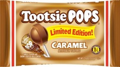 Tootsie Pops Limited Edition Caramel Lollipops – Individually Wrapped, 12.6 Oz