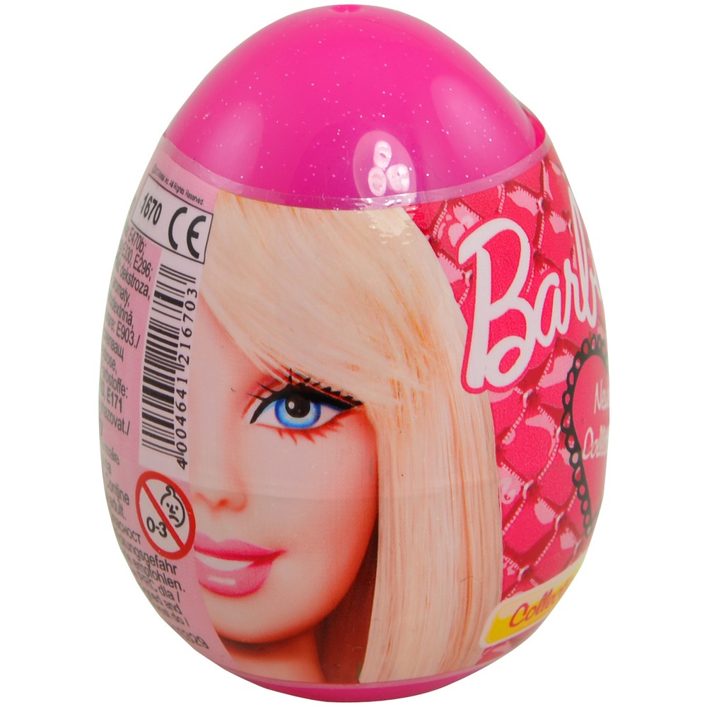 Barbie plastic Surprise egg with toy and candy -1 egg –