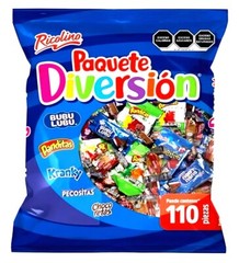 Ricolino Paquete Diversión Mexican Candy Party Bag 110 Piezas