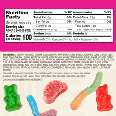 Mixed Classic Gummies, Bulk Candy Mix with Gummy Bears, Sour Worms, Cherry Slice