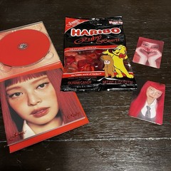 Haribo Jennie’s Edition Ruby Hearts Gummies Shareable Size 2pk ( L-EDITION)