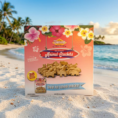 Diamond Bakery Hawaiian Jungle Animal Crackers, Original, Case of 30 Bags