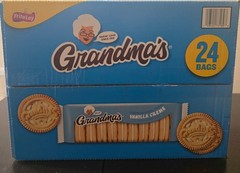 Grandma’s Sandwich Creme Cookies, Vanilla, 3.245 oz, 24-Count