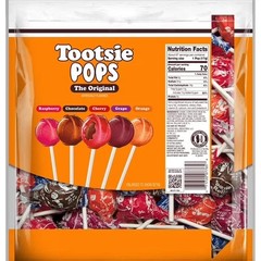 Tootsie Pops, Assorted Peanut Free and Gluten Free Lollipops, 65 Count****