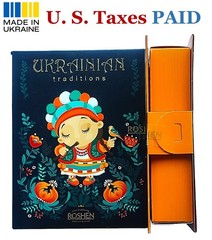 Roshen Ukrainian Traditions Gift Set 132g Premium Assorted Chocolates Box