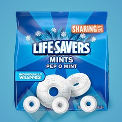 LIFE SAVERS Pep-O-Mint Breath Mints Hard Candy, Sharing 13 Ounce (Pack of 1)