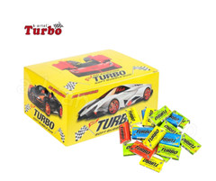 TURBO Chewing Bubble Gum – Sweet Retro Gift, Childhood Taste, 100 pcs