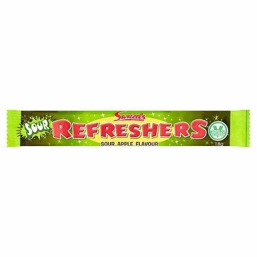Refreshers Sour Apple Chew Bar – 18g – Pack of 12