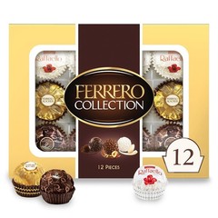 Ferrero Collection Gourmet Gift Box, 12 Assorted Confections 4.6 oz