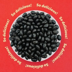 Black Licorice Jelly Beans – 2 Pound Bulk Pack – Old-Fashioned Candy