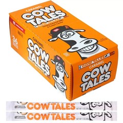 36x Count Goetze’s Cow Tales Chewy Caramel With A Creme Center, 1oz