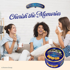 Danish Butter Cookies, Premium Assorted Cookies Made with Real Butter, Great for