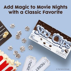 Sno-Caps, Semi-Sweet Chocolate Nonpareils, Movie Theater Candy, Bulk 15 Pack,…