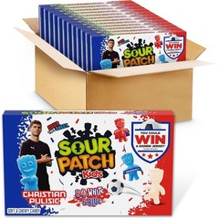 Red, White & Blue Soft & Chewy Candy, Bulk Candy, 12-3.08 oz Boxes