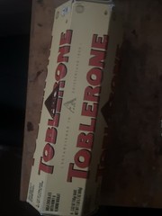 Toblerone Swiss Milk Chocolate Honey Almond Nougat 2×6 12 Bars Best by 8/2021