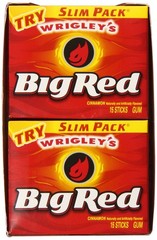 Wrigleys Big Red, 15-Count (Pack of 10) 15 Count 10), Red