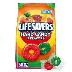 Life Savers 5 Flavors Hard Candy Party Size 50 oz Bag