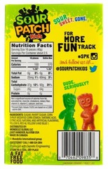 4x Sour Patch Kids Theatre Box Soft & Chewy Candy 99g Sour Then Sweet