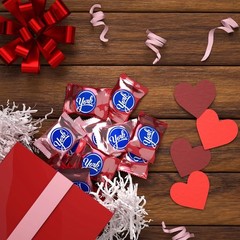 YORK HEART PEPPERMINT DARK CHOCOLATE INDIVUALLY WRAPPED VALUE BULK BAG PRICE NOW