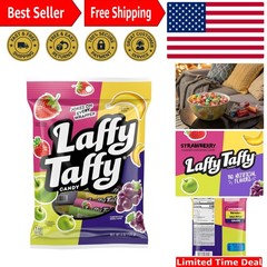Individually Wrapped Mini Fruit Chews – 6oz of Laffy Taffy Fun for All Occasions