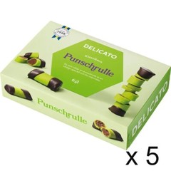 5 pcs. Delicato Punschrulle 6 pack, Classic Swedish Fika Snack – 240 grams
