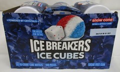 6 – Packs Ice Breakers Ice Cubes Snow Cone Flavor Sugar Free Gum – FREE SHIPPING