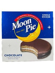 Moon Pie Single Decker – Chocolate. The Original Marshmallow Sandwich, 12 Pies