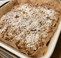 Apple crumble pie natural ingredient homemade Christmas dessert