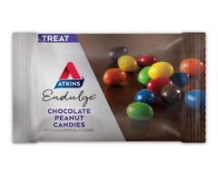 Chocolate Peanut Candies, Zero Sugar Snacks, Low Carb Snacks, 5 Ct