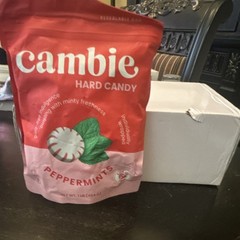 Cambie Boiled & Hard Sweet Peppermint Hard Candy 1 lb (454g) Resealable Bag