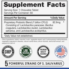 Oral Probiotics for Mouth Bad Breath Treatment for Adults – Dental Probiotics fo