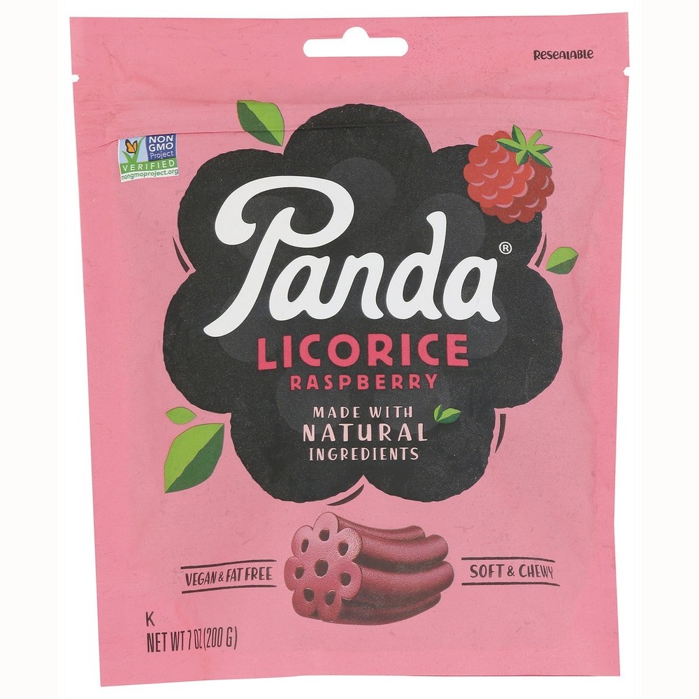 Panda Strawberry Licorice chews 8×7 oz. packages
