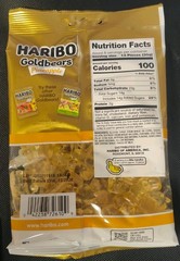 Haribo Pineapple Flavored Goldbears. Limited Edition. Four 8 oz bags.