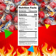 Cinnamon Jawbreakers Candy 1lb Bag Individually Wrapped Hot Spicy Hard Balls