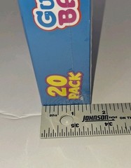 Gummy Bands Valentines Candy Bracelets, 20 Count Individually Wrapped *BB 8/2027