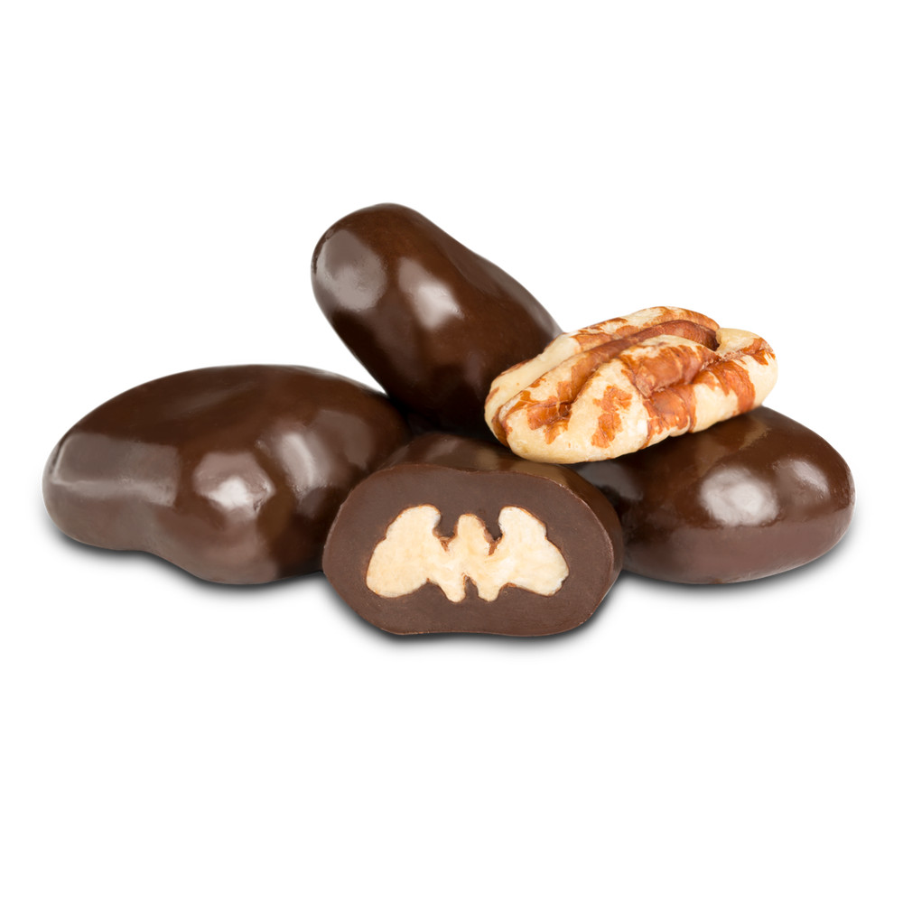 Albanese Dark Chocolate Covered Large Pecans Choose Size Free Ship!