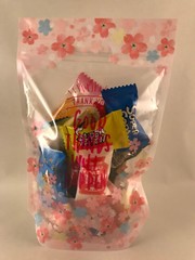 20pc Japanese Candy SAKURA Gift Bag – cherry blossom design Christmas gift Japan