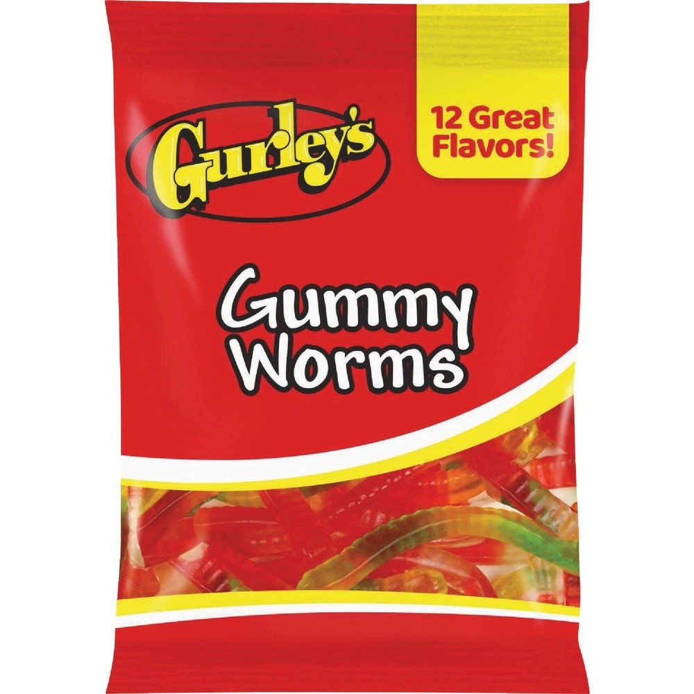 Gurley’s 4.5 Oz. Gummy Worms 743788 Pack of 12 Gurley’s 743788