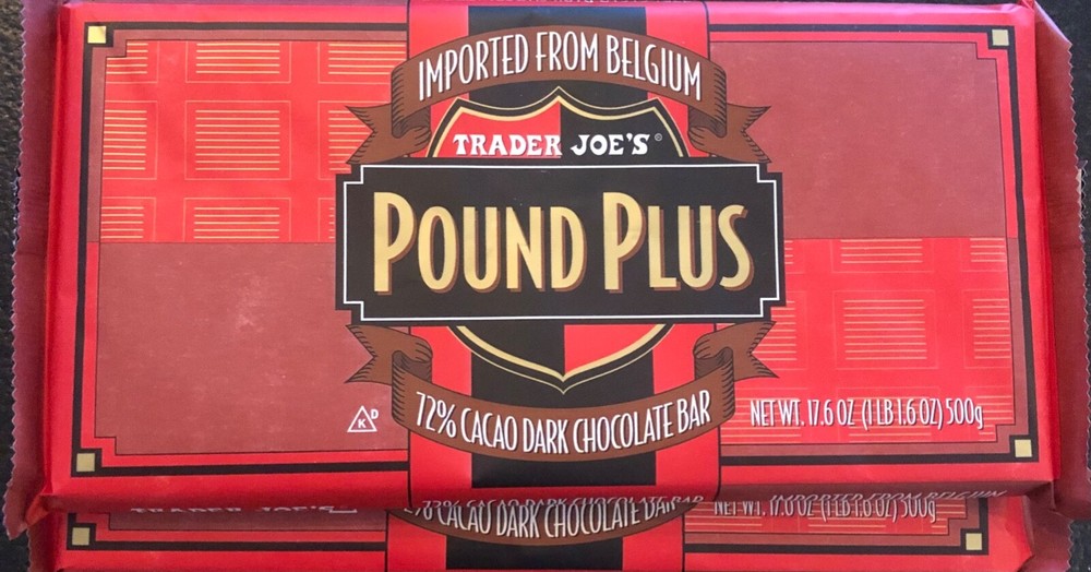 NEW 2 HUGE Trader Joes 72% CACAO Dark Chocolate Candy Bars Many Available